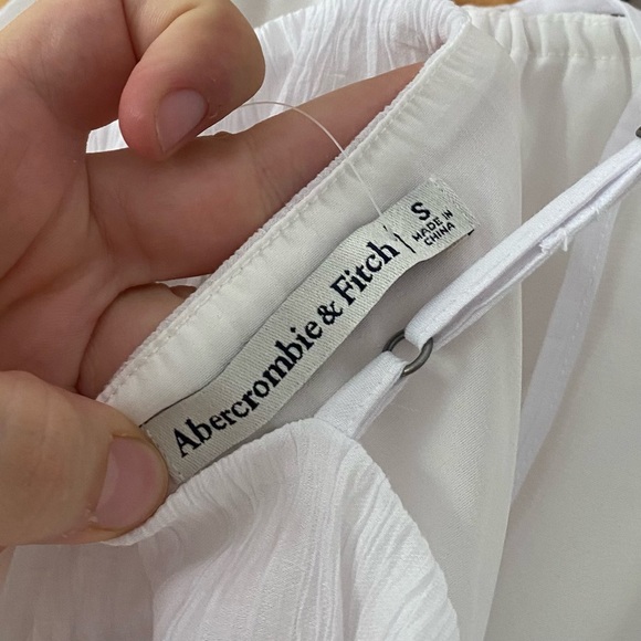 Abercrombie & Fitch White Midi Tank Dress - Picture 6 of 6